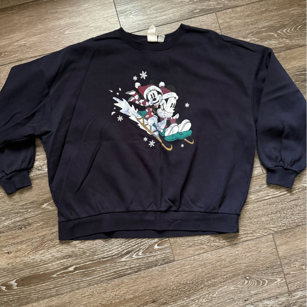 Disney Sweatshirt with Logo Detail
